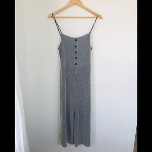 Striped Wide-leg Jumpsuit